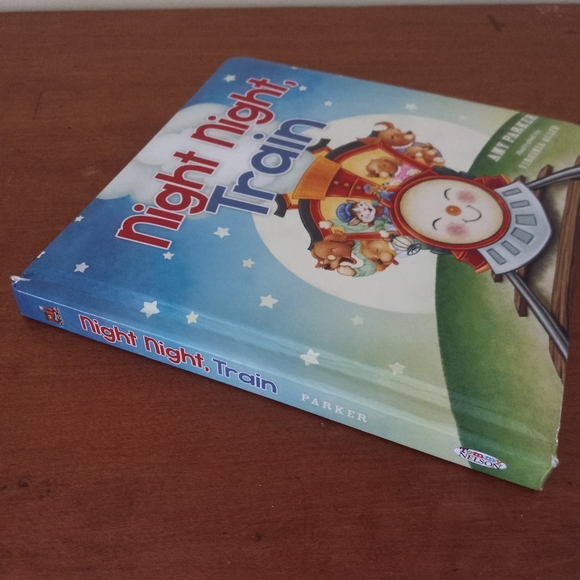 Night Night, Train By Amy Parker 2017 Baby Toddler Board Book - Picture 2 of 5